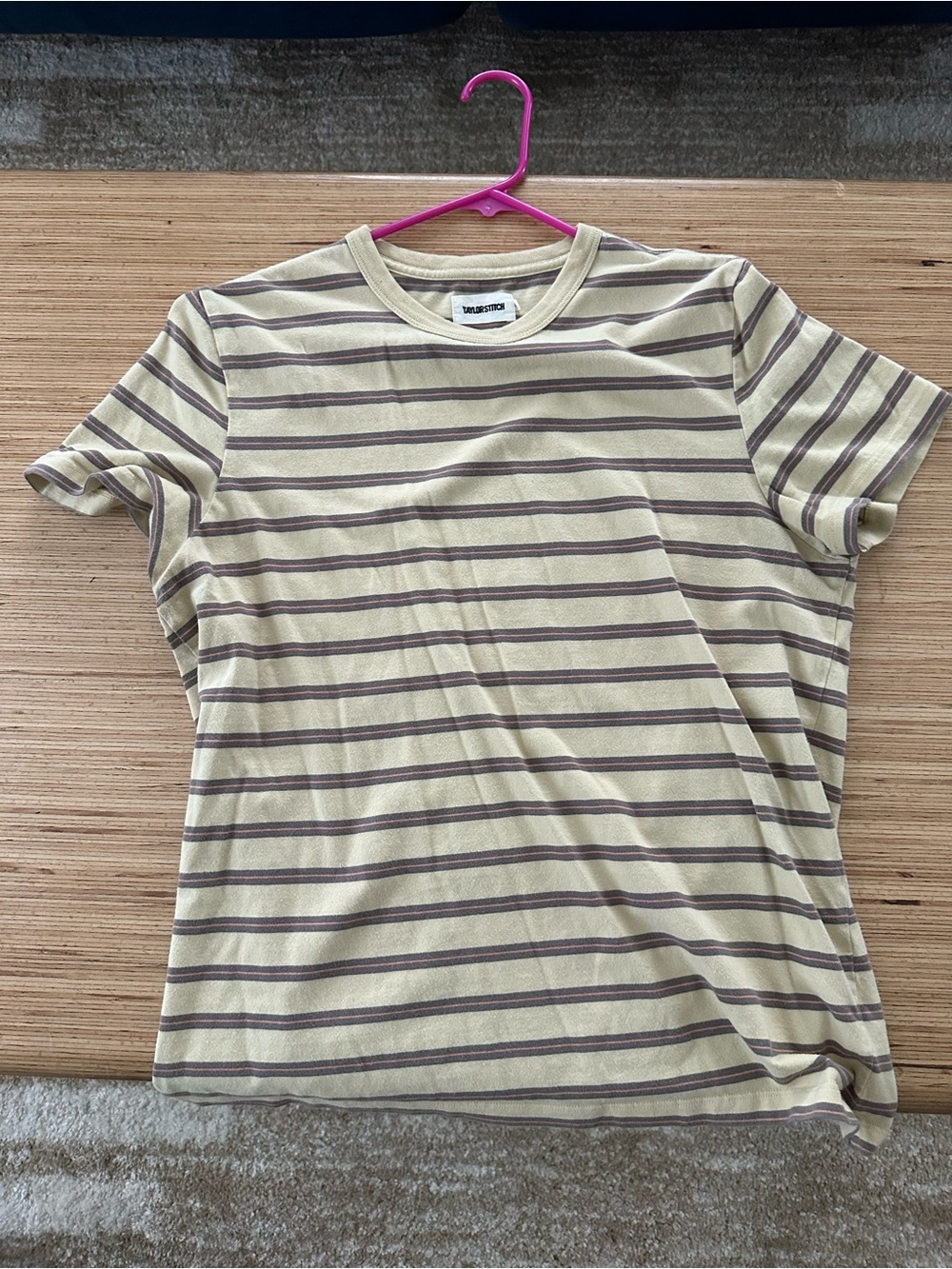 Taylor Stitch Striped Cotton Tee
